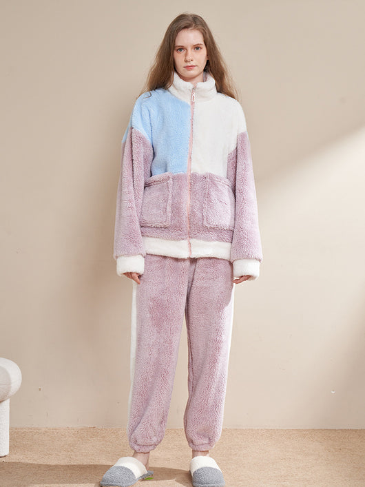 Pijama de Franela Gruesa y Versátil para el Hogar - Image 11