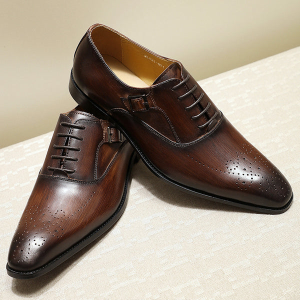 Zapatos Oxford de Cuero para Hombre - Estilo Ejecutivo