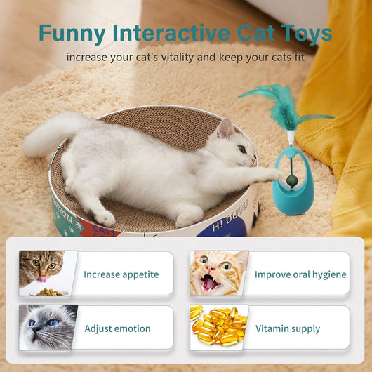 Juguete Interactivo para Gatos con Hierba Gatera y Pelotas Comestibles - Image 13