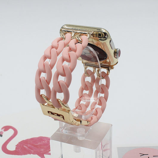 Correa Apple Watch Resina y Metal - Diseño Híbrido Premium