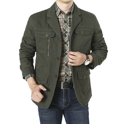 Chaqueta de Algodón Premium para Hombre - Estilo Casual Versátil - Image 5