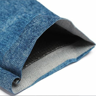 Jeans de Moda Elásticos con Patrón de Copo de Nieve para Mujer - Image 4