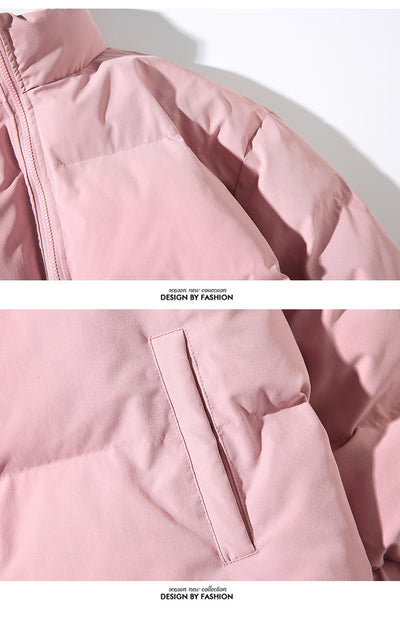 Chaqueta Acolchada de Invierno para Hombre, Estilo Coreano y Corte Amplio - Image 17