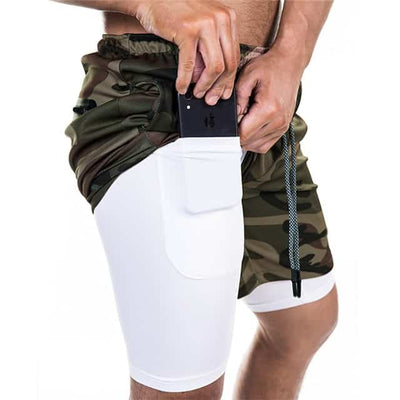 Pantalones Cortos de Compresión con Bolsillos - Image 20