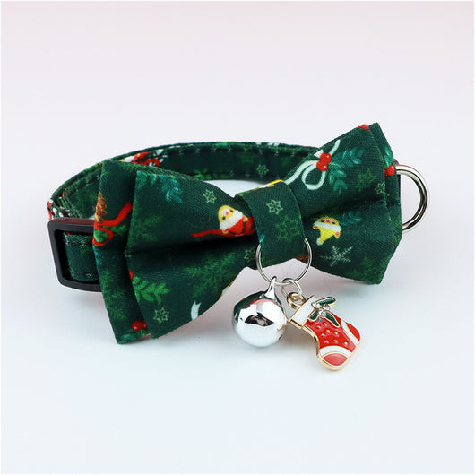 Collar con Moño Navideño para Mascotas en Poliéster - Image 4