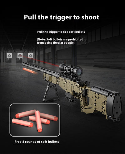 Rifle Francotirador Táctica Armado - Bloques de Construcción Educativos - Image 17