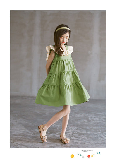 Vestido Combinado con Chaleco y Falda Larga Estilo Loto - Image 14