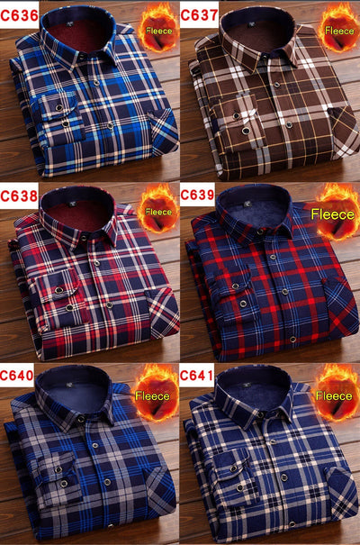 Camisa Térmica Acolchada a Cuadros para Hombre - Image 24