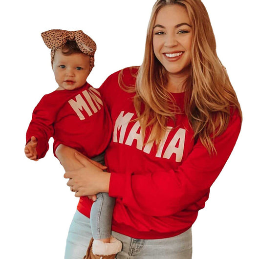 Sudadera Familiar a Juego con Estampado de Letras Otoño - Image 12