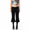 Pantalones Skinny Flare Negros con Remaches - Diseño Versátil y Moderno