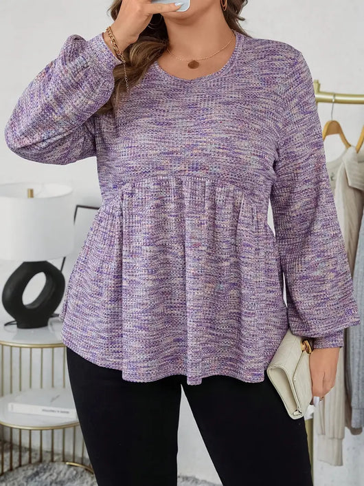Blusa Tie-Dye con Volantes y Mangas Farol - Image 9