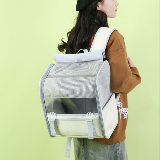 Mochila Transportadora de Gatos Respirable y Plegable