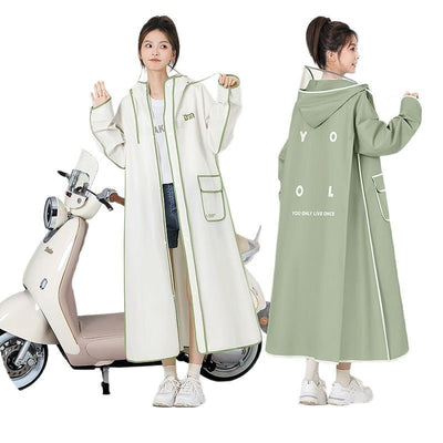 Impermeable Largo Aislante para Autos Eléctricos - Protección Total para Mujeres - Image 4