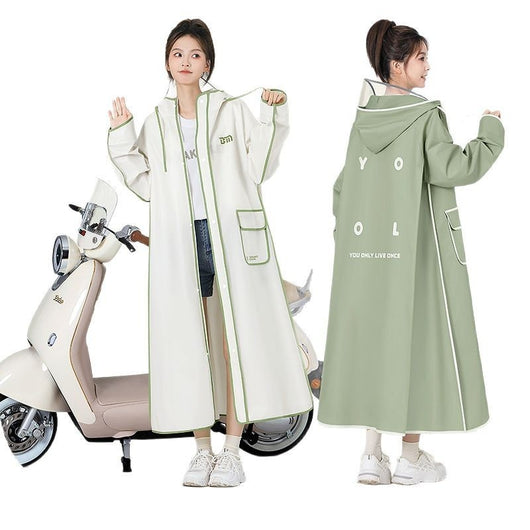 Impermeable Largo Aislante para Autos Eléctricos - Protección Total para Mujeres - Image 4