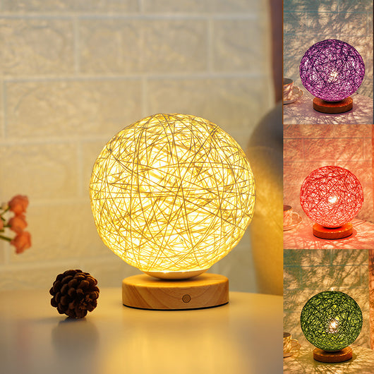 Lámpara LED Sepak Takraw Cielo Estrellado USB - Luz Nocturna Infantil de Mesita - Image 6