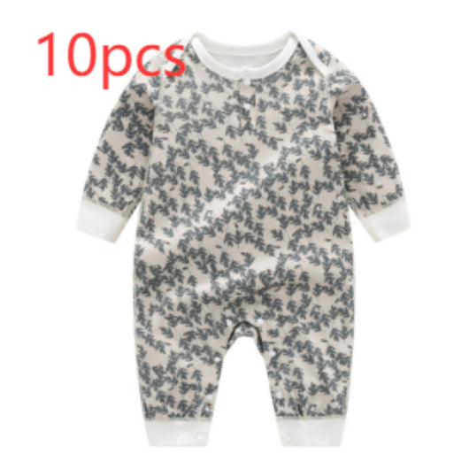 Pijama Enterizo de Algodón Orgánico para Bebé - Primavera y Otoño - Image 14