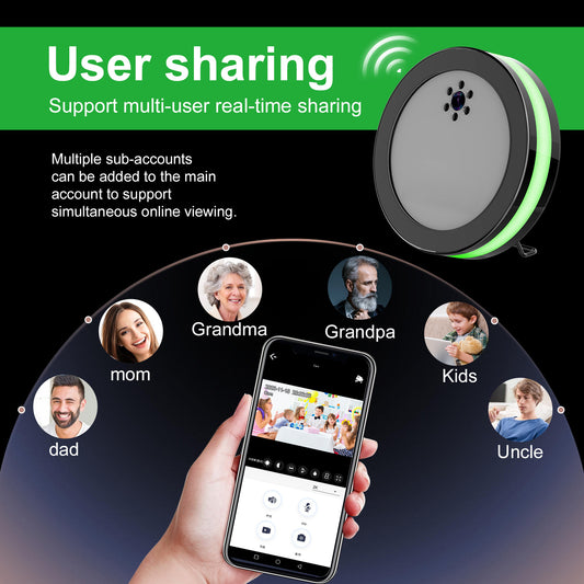 Cámara de Vigilancia Inteligente con Micrófono y Conversación por Voz - Image 2