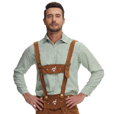 Peto de Cuadros para Festivales de Cerveza - Estilo Tradicional Hombre - Image 8
