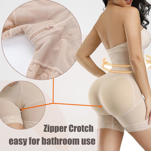 Faja Reductora Plus Size con Cierre Inferior y Levantador de Cadera - Image 5