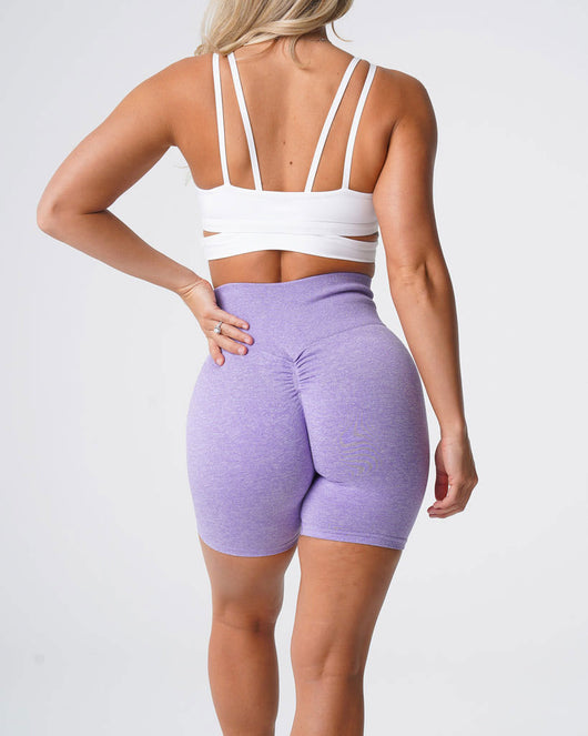 Shorts Deportivos Seamless con Cintura Alta y Diseño Copo de Nieve - Image 7