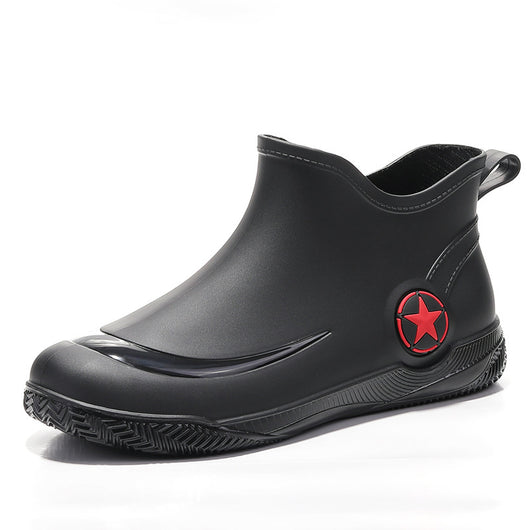Botas Cortas Impermeables para Hombre - Diseño Moderno, Suela Antideslizante - Image 6