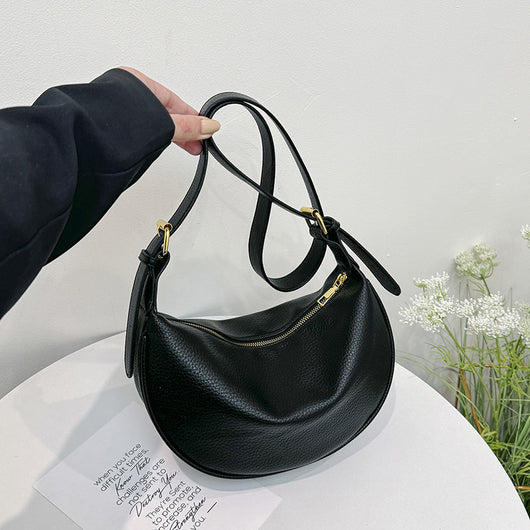 Bolso Mensajero de Cuero Suave Capacidad Grande para Llevar Bajo el Brazo - Image 6