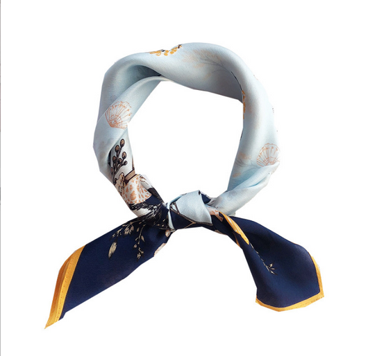 Pañuelo de Seda Floral para Mujer - Diseño Elegante y Versátil - Image 2