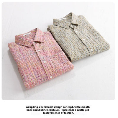 Camisa Cuadrillé Suelta Ligera para Hombre - Estilo Verano Moderno - Image 6