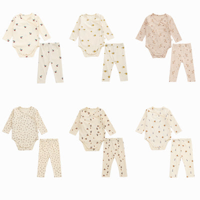 Pijama Tipo Romper de Algodón para Bebé Recién Nacido