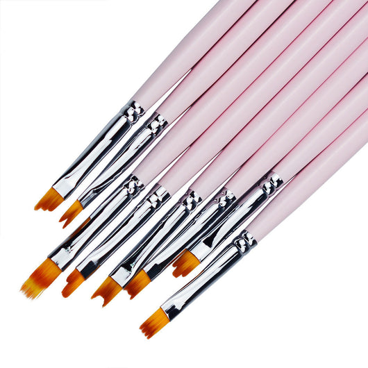 Bolígrafo Decorador de Uñas 8 Pinceles Zigzag para Diseños Florales - Image 8