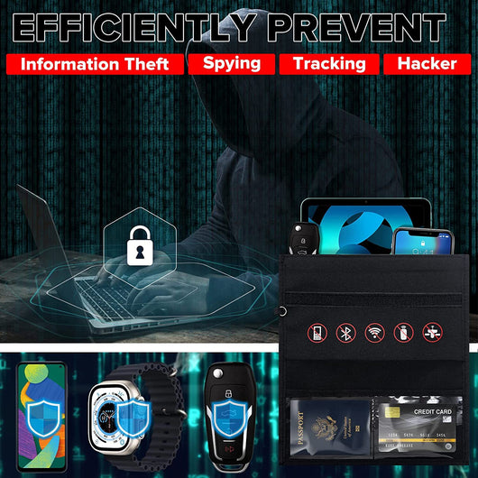 Funda Bloqueadora de Radiación para Celular y Protector de Llaves del Auto - Image 5