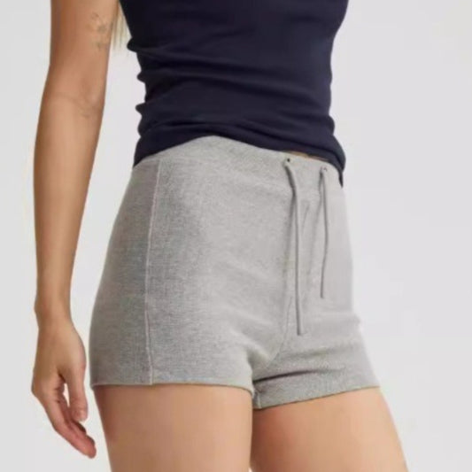 Short Deportivo de Cintura Alta con Bolsillo para Cadera - Yoga y Fitness