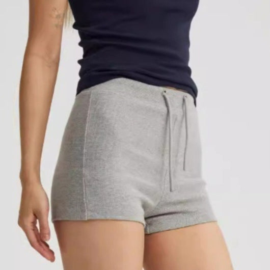 Short Deportivo de Cintura Alta con Bolsillo para Cadera - Yoga y Fitness