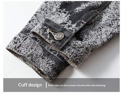Chaqueta Denim Masculina Texturizada Estilo Americano para Primavera y Otoño - Image 17