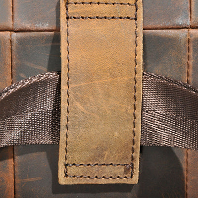 Bolsa de Cintura de Cuero Curtido al Aceite Vintage para Hombre - Estilo Outdoor - Image 30