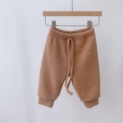 Pantalones Casuales Infantiles con Forro de Cachemira para Otoño e Invierno - Image 2