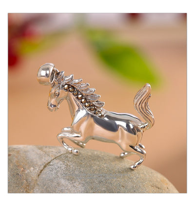 Colgante del Caballo del Zodiaco con Acabado Envejecido - Image 9