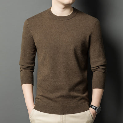 Suéter de Cuello Redondo 100% Cashmere para Hombre - Otoño e Invierno - Image 17