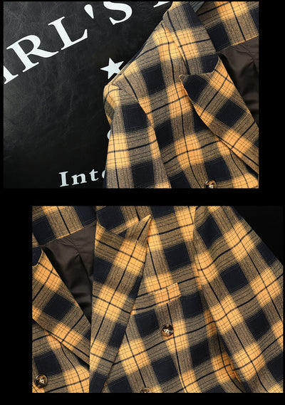 Blazer Slim Fit Cuadros para Hombre - Versátil para Negocios - Image 10