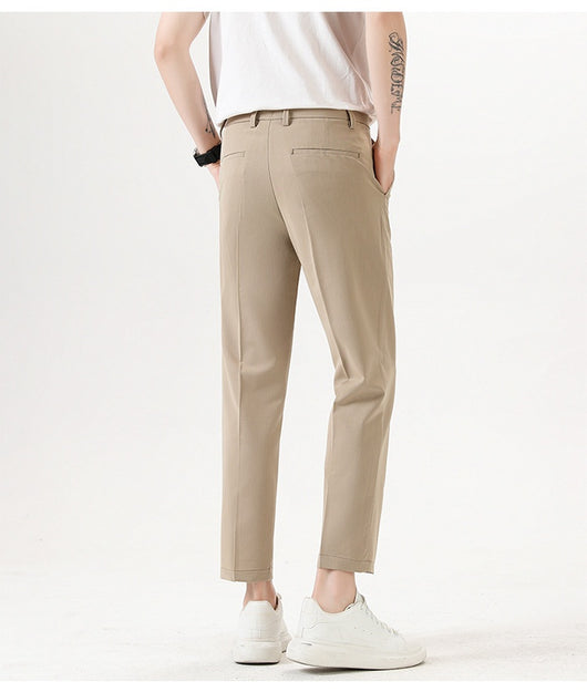 Pantalones Casuales Elásticos Slim Fit Lujo Ligero para Hombre - Image 28