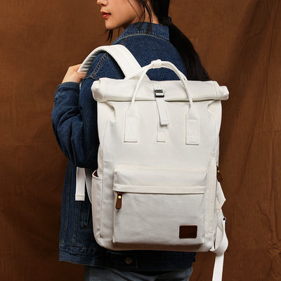 Bolsa de Lona Casual Unisex Estilo Japonés y Coreano - Image 8