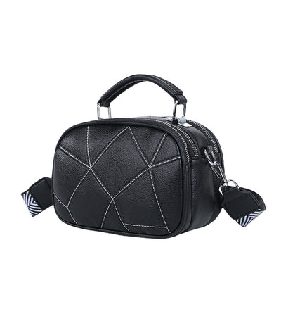 Bolso Pequeño Retro de Patchwork Trendy con Tres Capas - Image 17