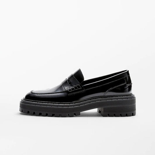 Zapatos Casuales de Cuero Genuino con Suela Reforzada y Punta Redonda - Image 7