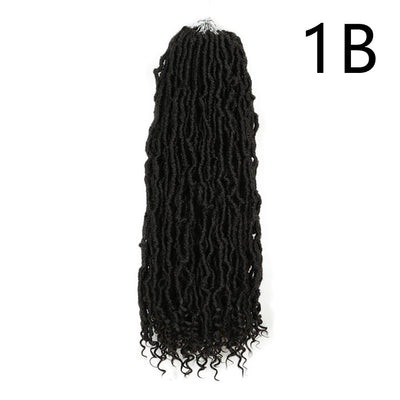 Peluca Rizada Larga Cabello Irregular Africano para Mujer - Image 14