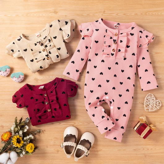 Enterizo de Gateo para Bebé en Algodón con Estampado Love - Image 11