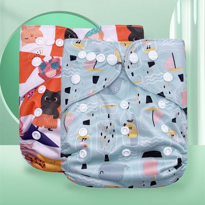 Pañal de Tela Impermeable Reutilizable para Bebé