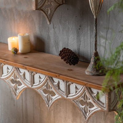 Estante Decorativo Floral Estilo Pastoral para Pared - Image 4