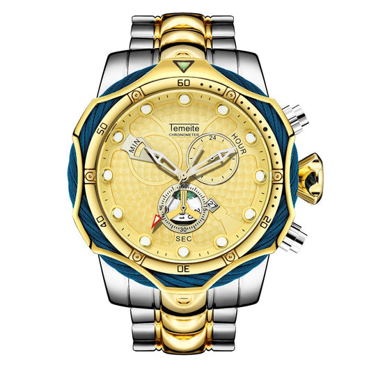 Reloj de Acero Inoxidable para Hombre con Movimiento de Cuarzo - Image 6