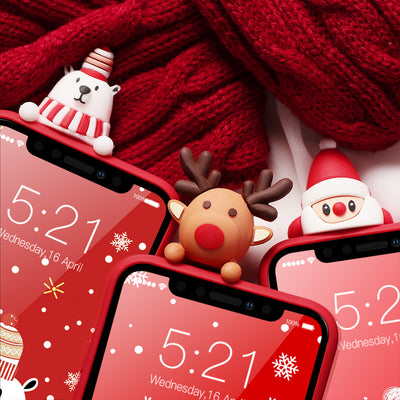 Funda para Celular Navideña Papá Noel Arcoíris Suave - Image 10