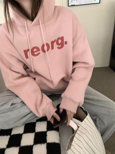 Sudadera Oversized con Capucha en Felpa Gruesa - Talla Plus - Image 29